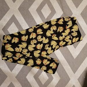 Lularoe fortune cookie leggings